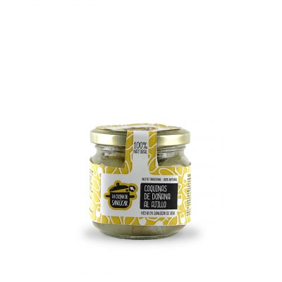 Coquinas al ajillo, 200gr